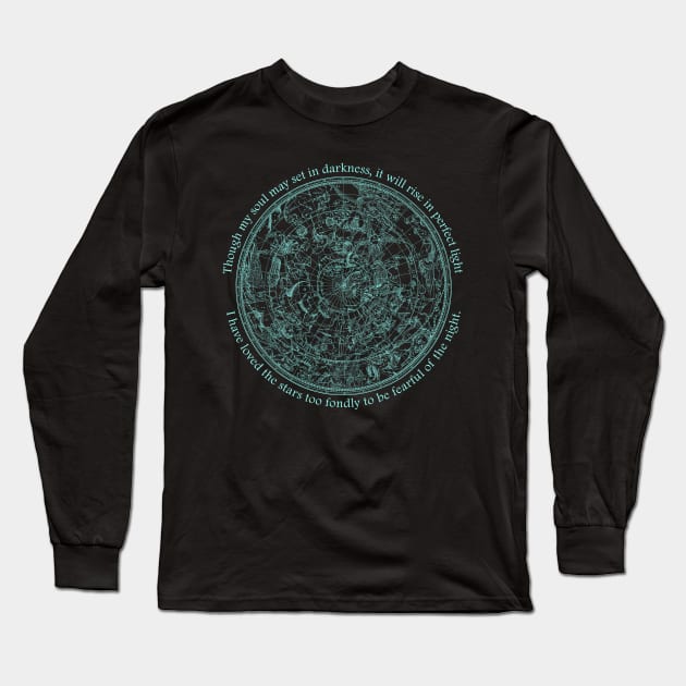 For Astronomers and Poets Alike Long Sleeve T-Shirt by codeWhisperer